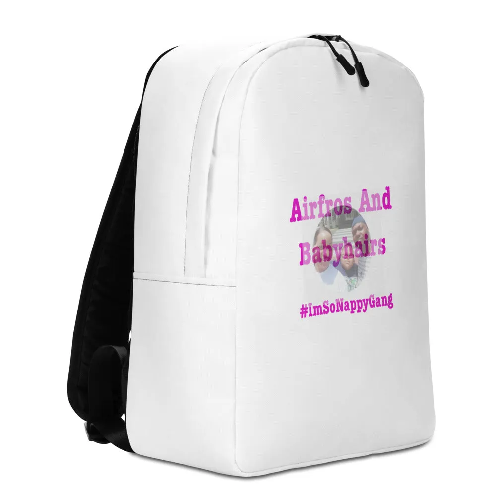 Airfros And Babyhairs Staple Minimalist Backpack