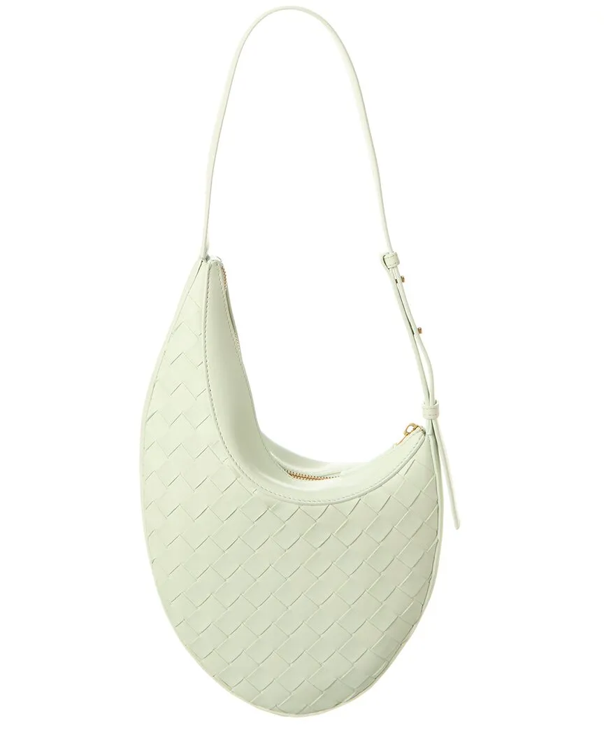 Bottega Veneta Drop Small Intrecciato Leather Hobo Bag