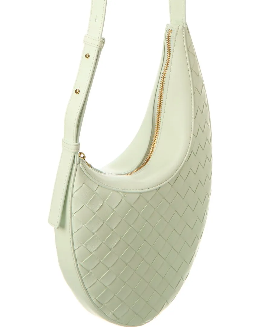 Bottega Veneta Drop Small Intrecciato Leather Hobo Bag