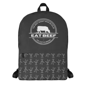 Branded Eat Beef Backpack