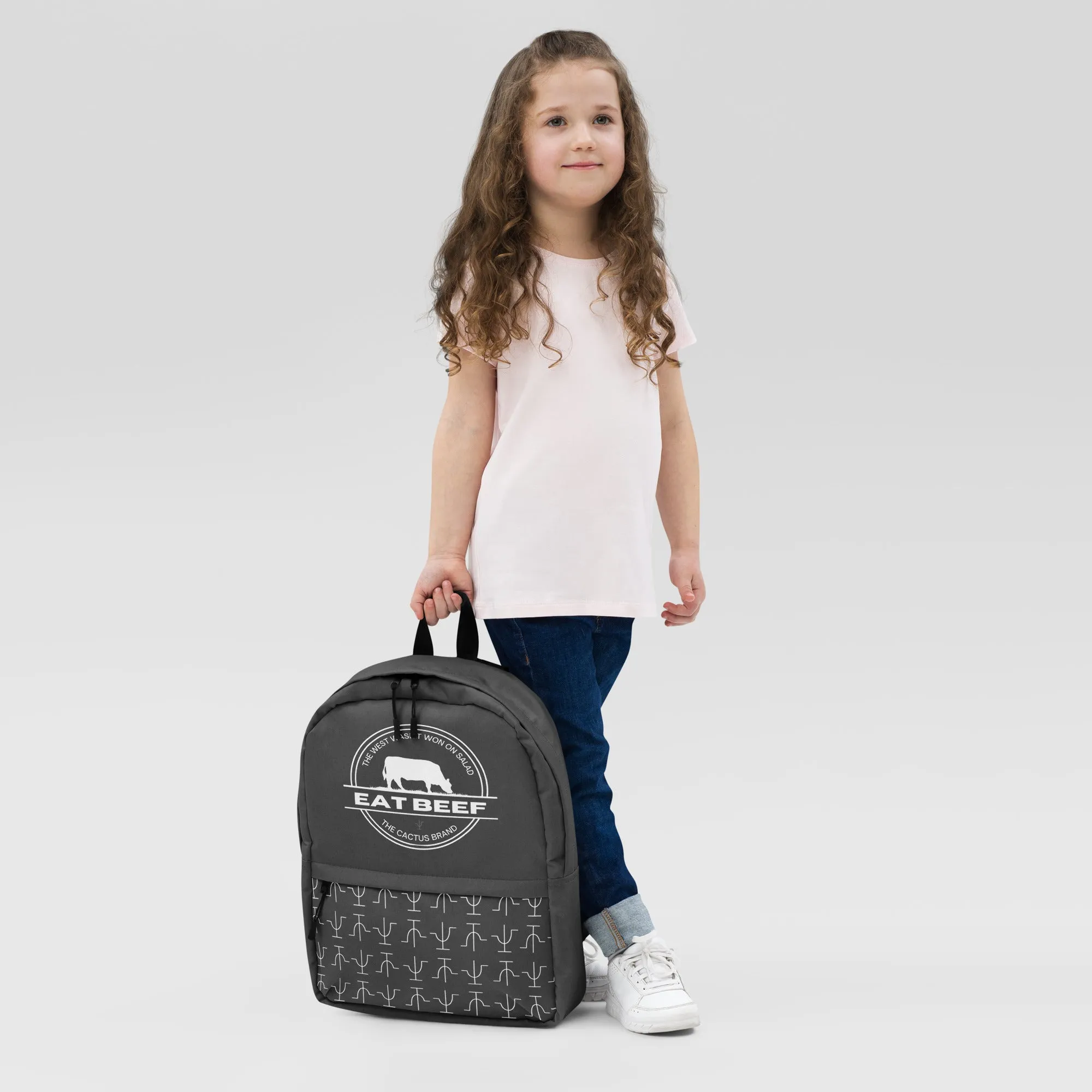Branded Eat Beef Backpack