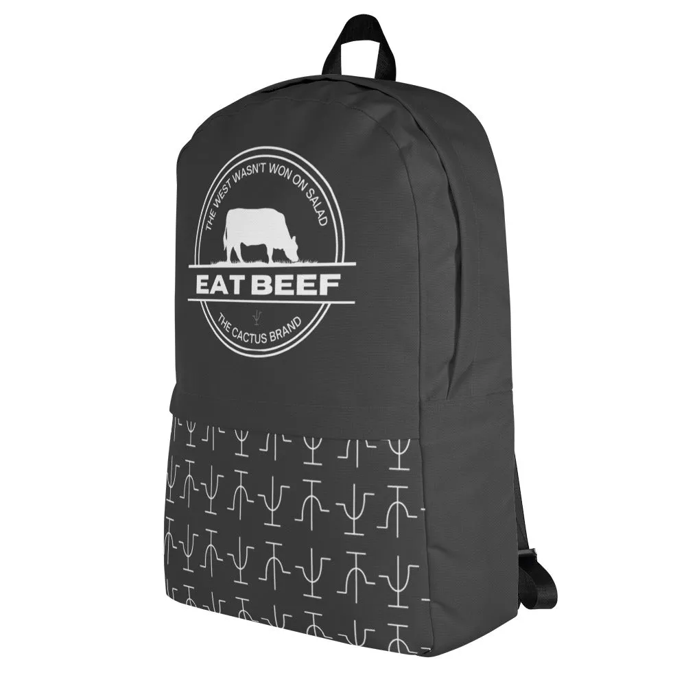 Branded Eat Beef Backpack