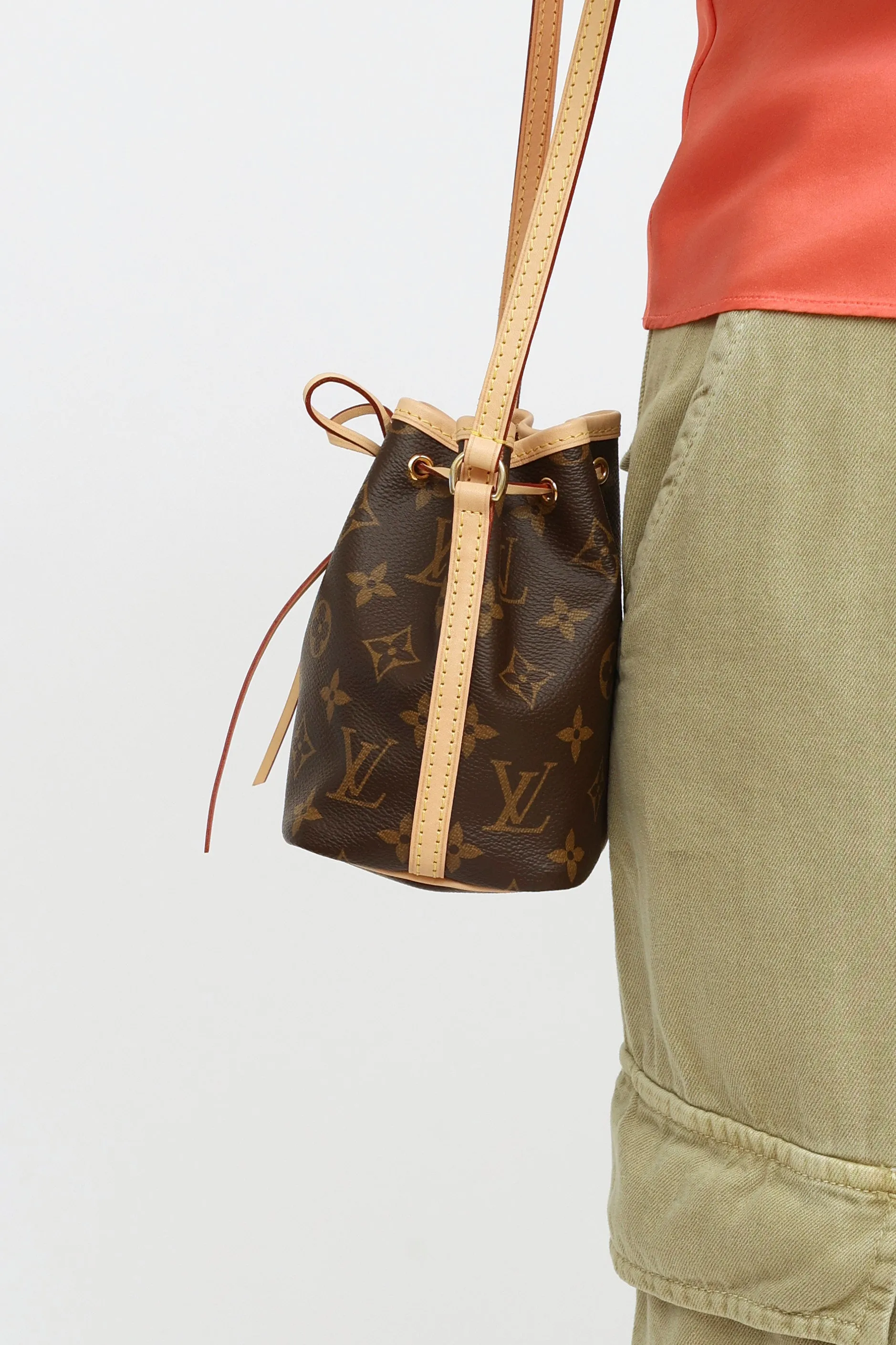 Brown Monogram Nano Noé Bag
