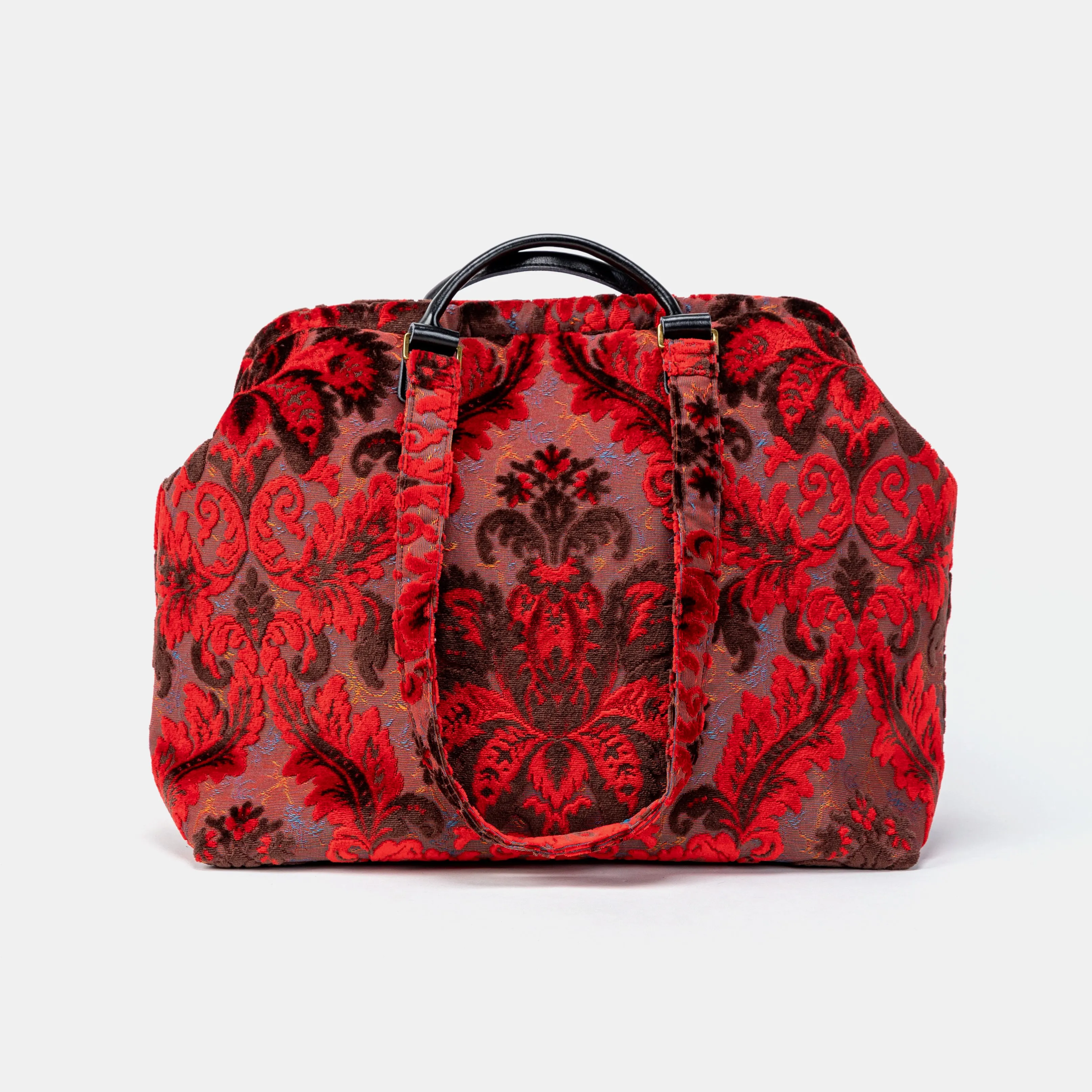 Burnout Velvet Revival Scarlet Knitting Project Bag