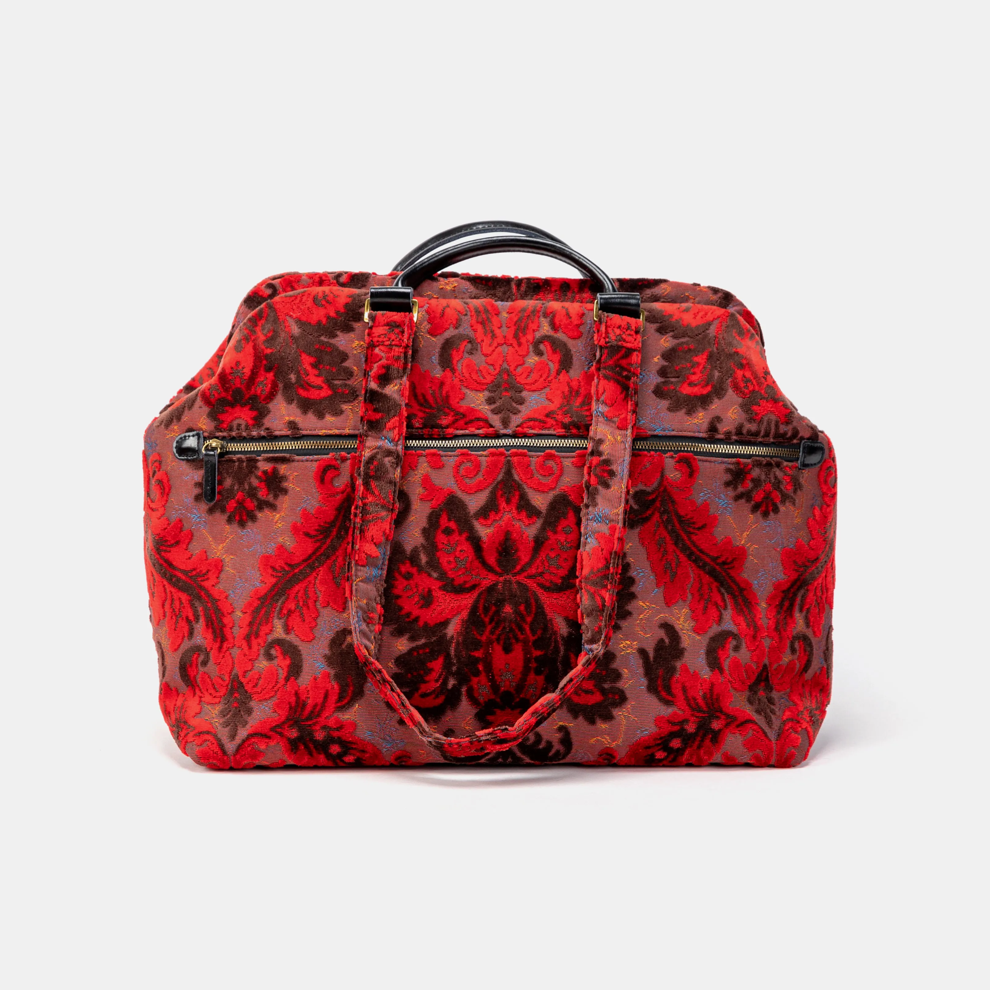 Burnout Velvet Revival Scarlet Knitting Project Bag