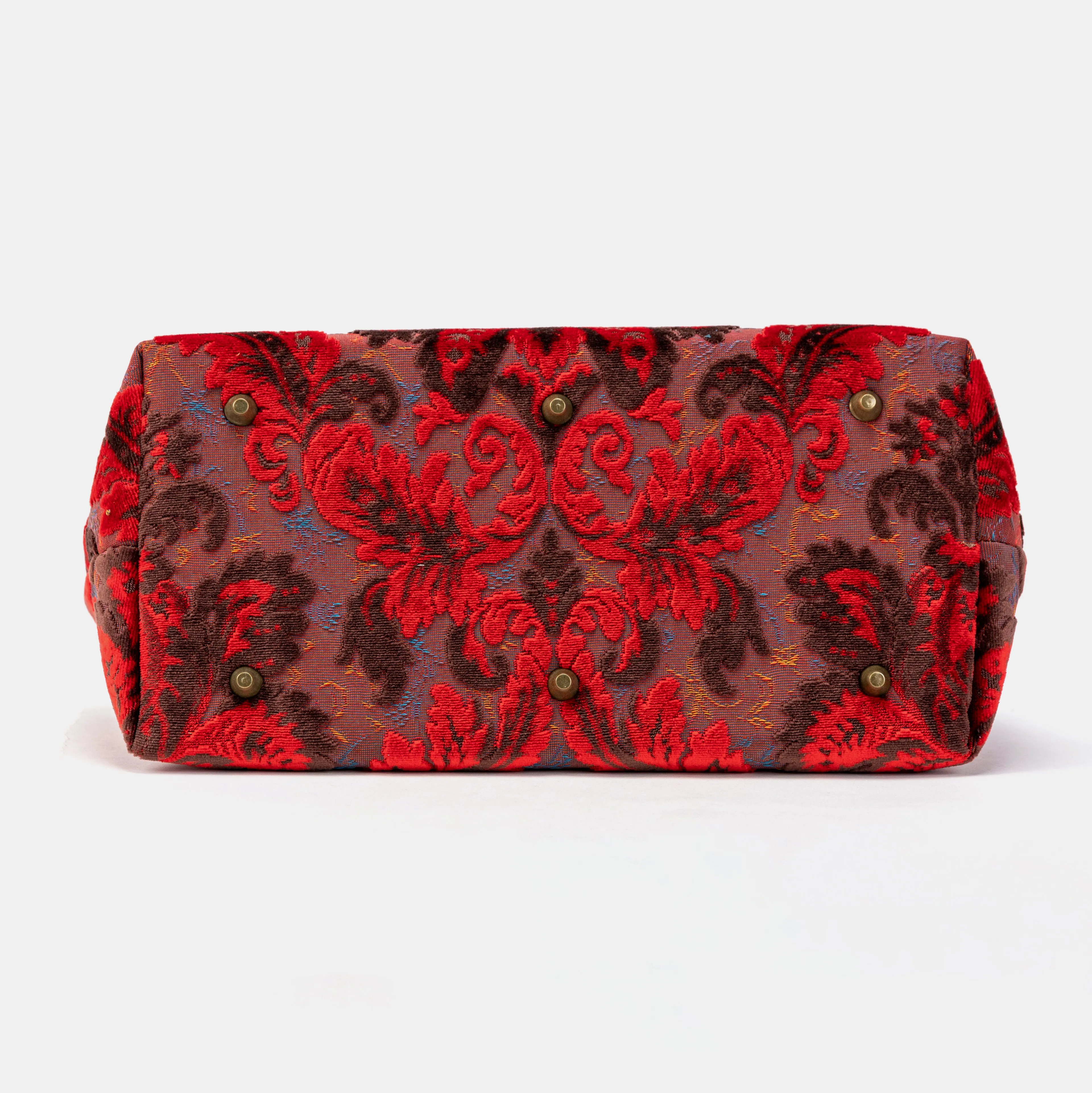 Burnout Velvet Revival Scarlet Knitting Project Bag