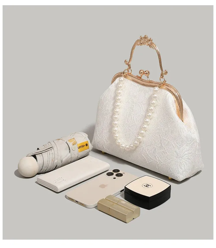 Crossbody Vintage Lace Wedding Clutch Bag