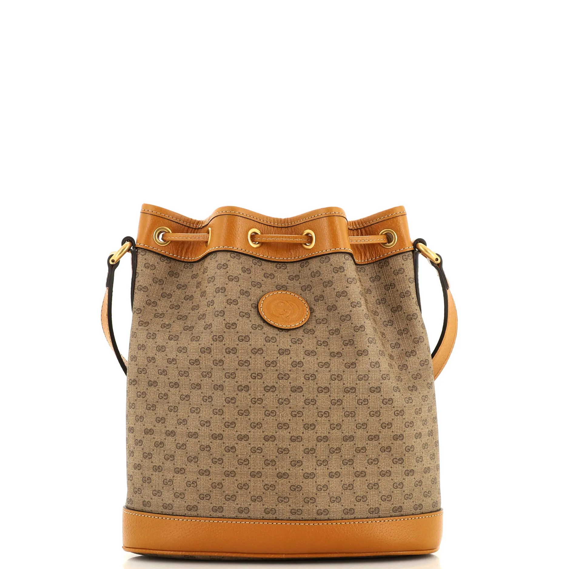 Disney Mickey Mouse Bucket Bag Printed Mini GG Coated Canvas