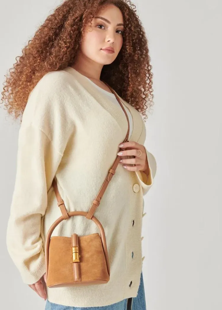 Dolce Vita Neve Convertible Crossbody-Rust Suede