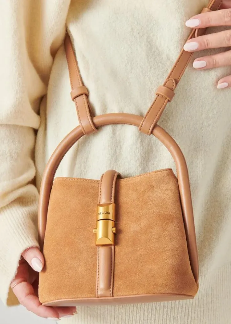 Dolce Vita Neve Convertible Crossbody-Rust Suede