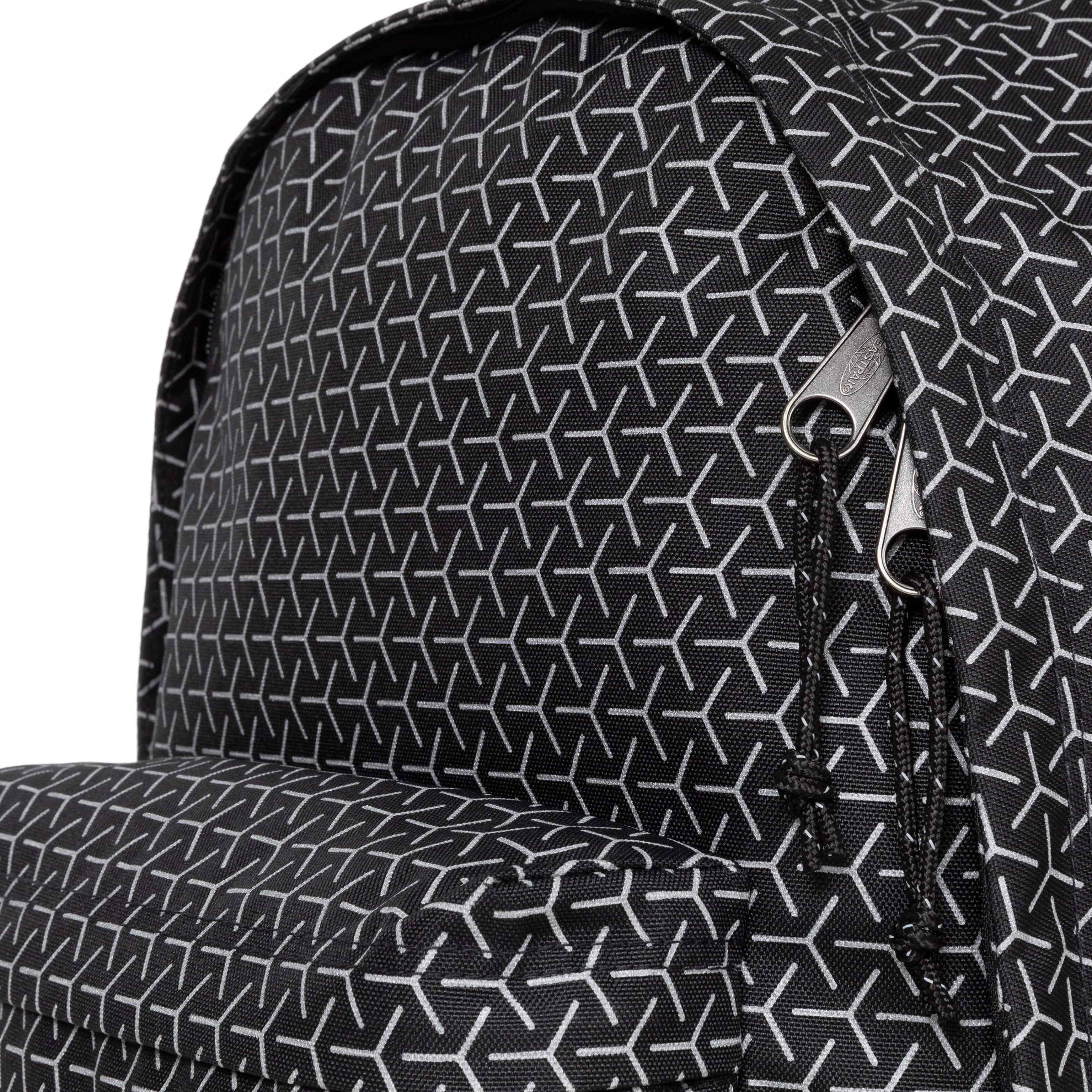 Eastpak Out Of Office Refleks Metal Black Medium Backpack - EK0007678D8
