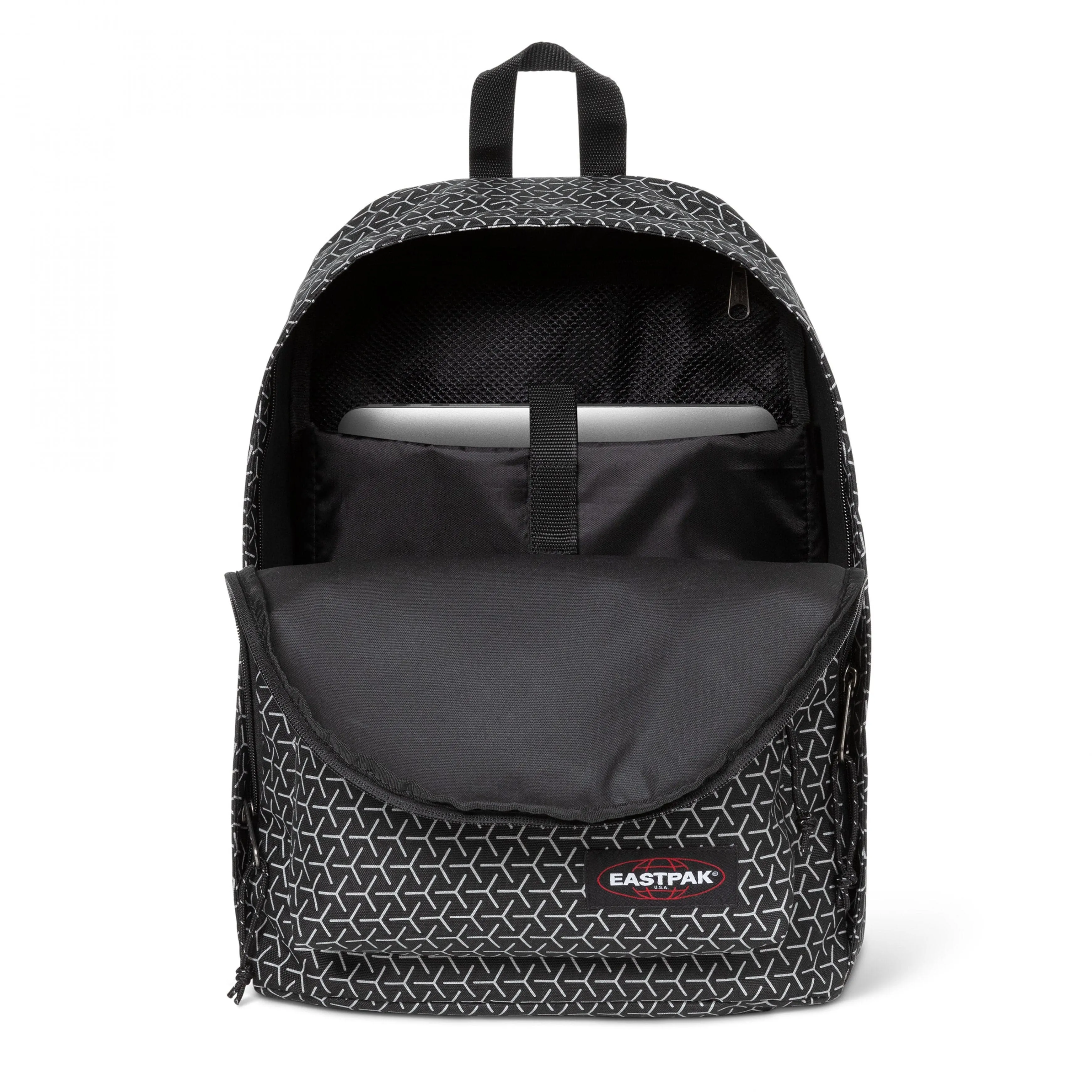 Eastpak Out Of Office Refleks Metal Black Medium Backpack - EK0007678D8
