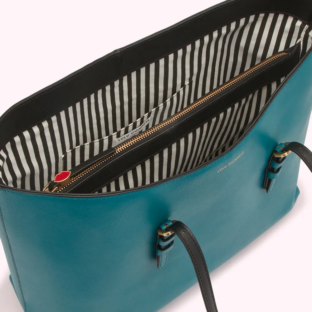 EMERALD REVERSIBLE HANDLES JUDE TOTE BAG