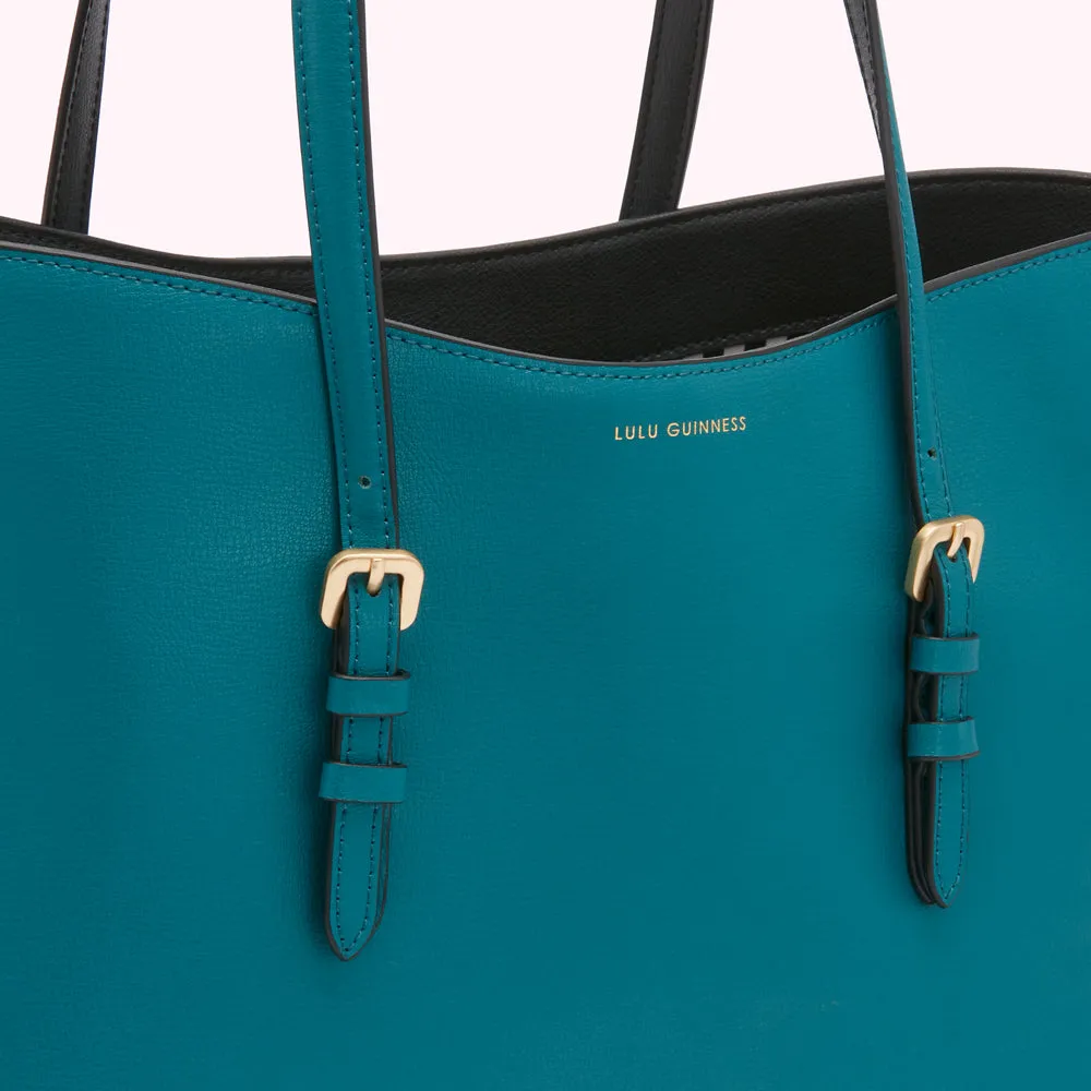 EMERALD REVERSIBLE HANDLES JUDE TOTE BAG