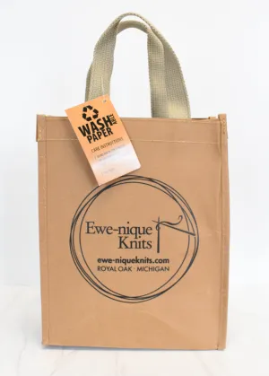 Ewe-nique Knits Washable Paper Project Tote