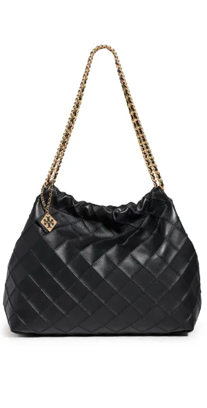 Fleming Soft Drawstring Hobo Bag Black One Size