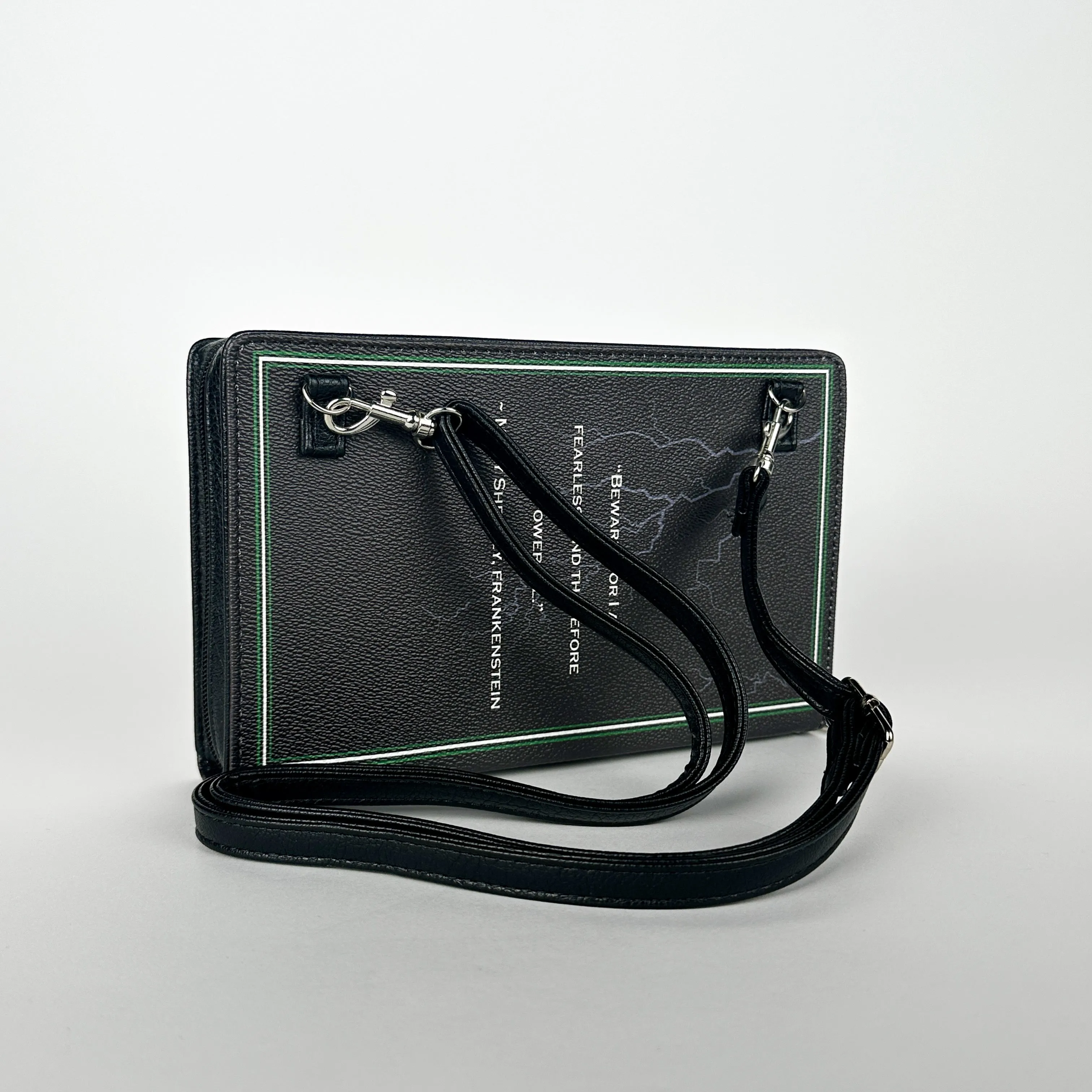 Frankenstein Crossbody & Wristlet Book Bag
