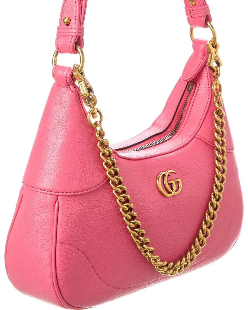 Gucci Aphrodite Small Leather Hobo Bag