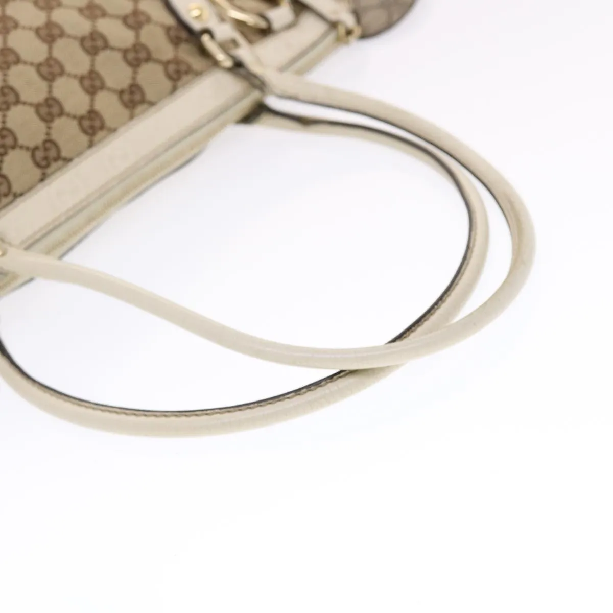 GUCCI GG Canvas Tote Bag Beige 211942  49604