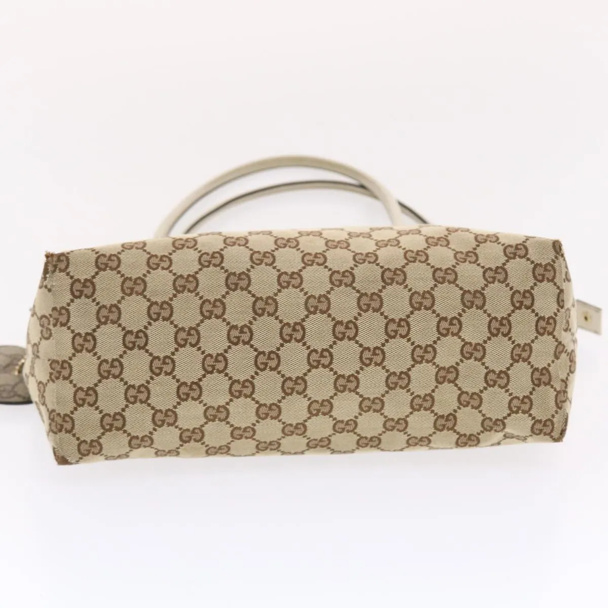 GUCCI GG Canvas Tote Bag Beige 211942  49604