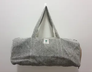 Hemp Travel Duffel Bag - Black