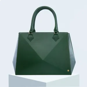 Hexella Large Tote Emerald