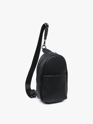 Jen & Co - Pamela Sling Crossbody Bag - Black