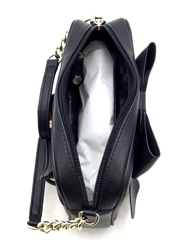 Karl Lagerfeld Black Adjustable Strap Crossbody Bag