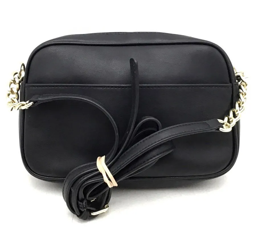Karl Lagerfeld Black Adjustable Strap Crossbody Bag
