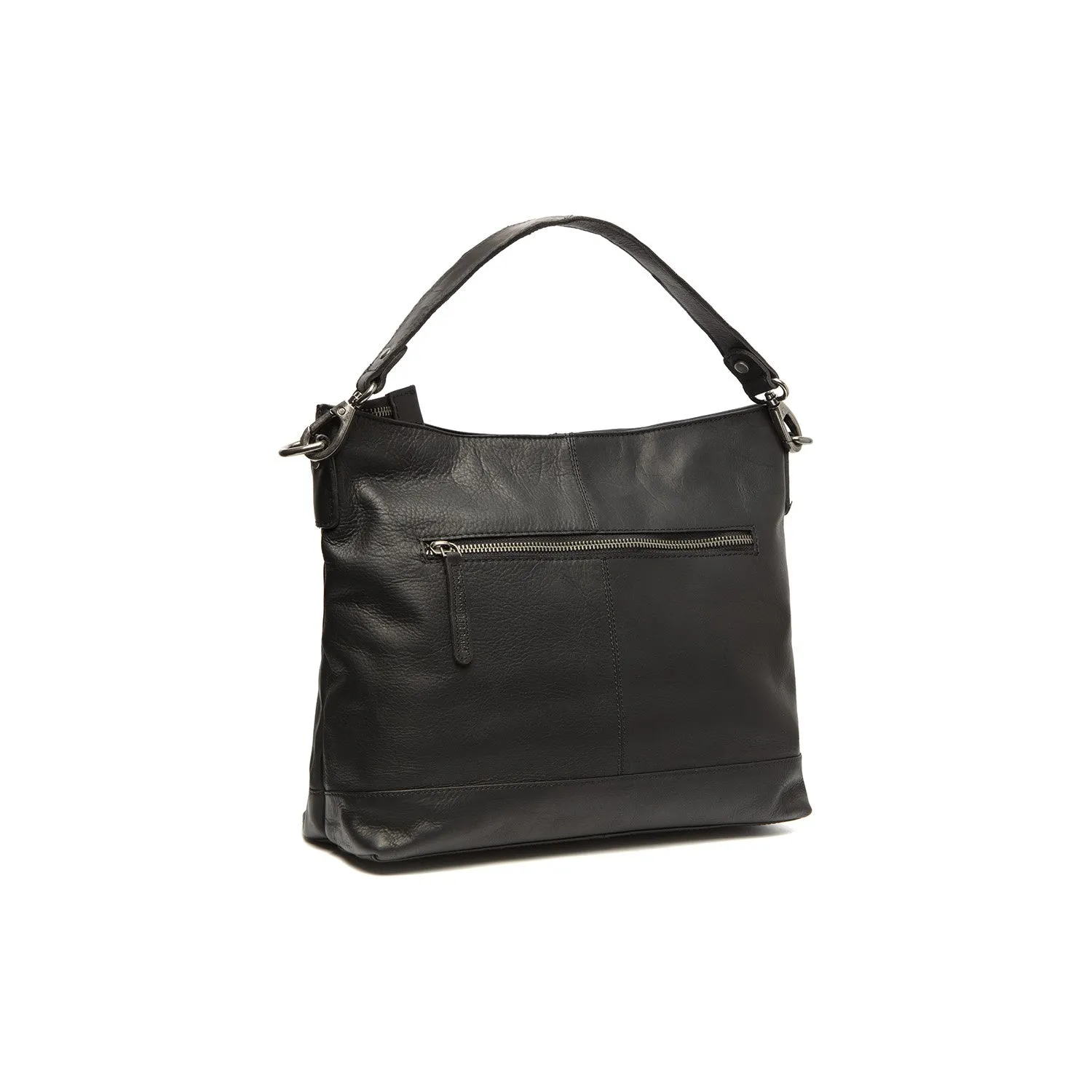 Leather Shoulder Bag Black Amelia