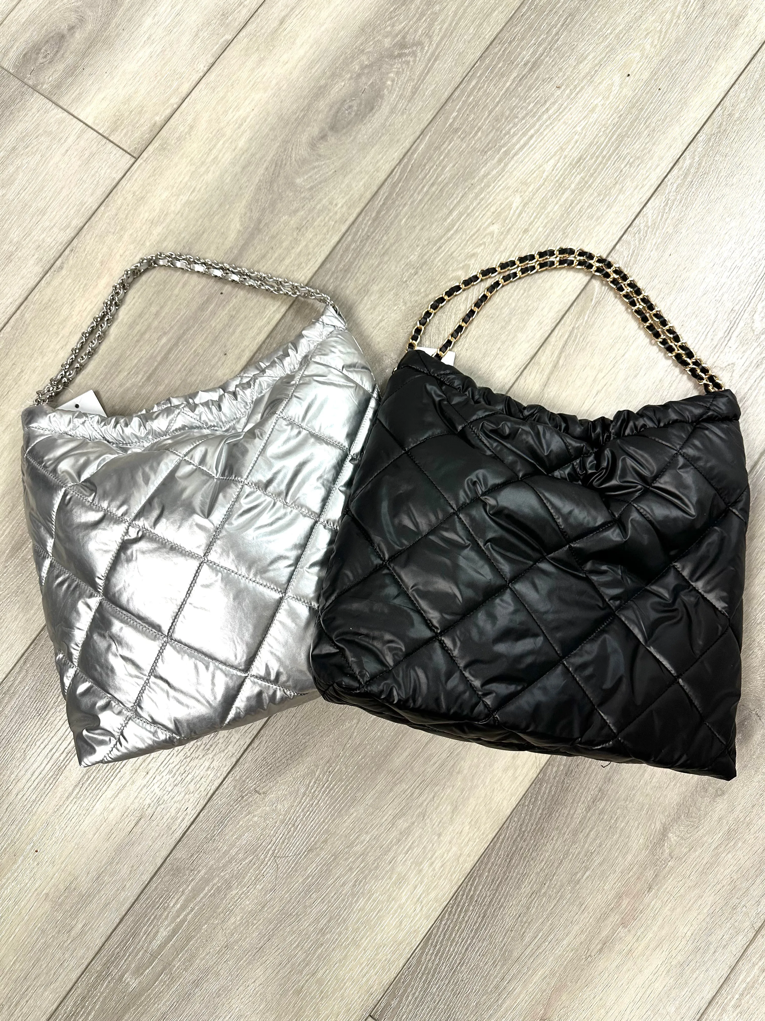 Medium Quilted Hobo Bag