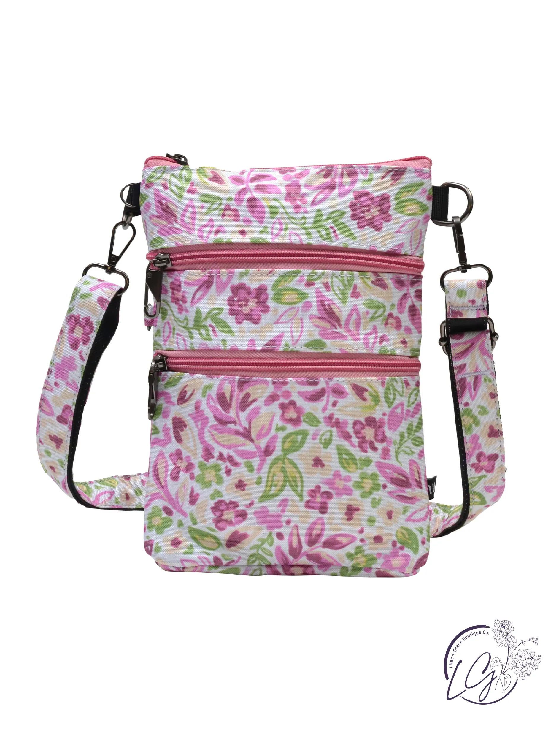 Nupouch Anti-theft 3 Zipper Crossbody