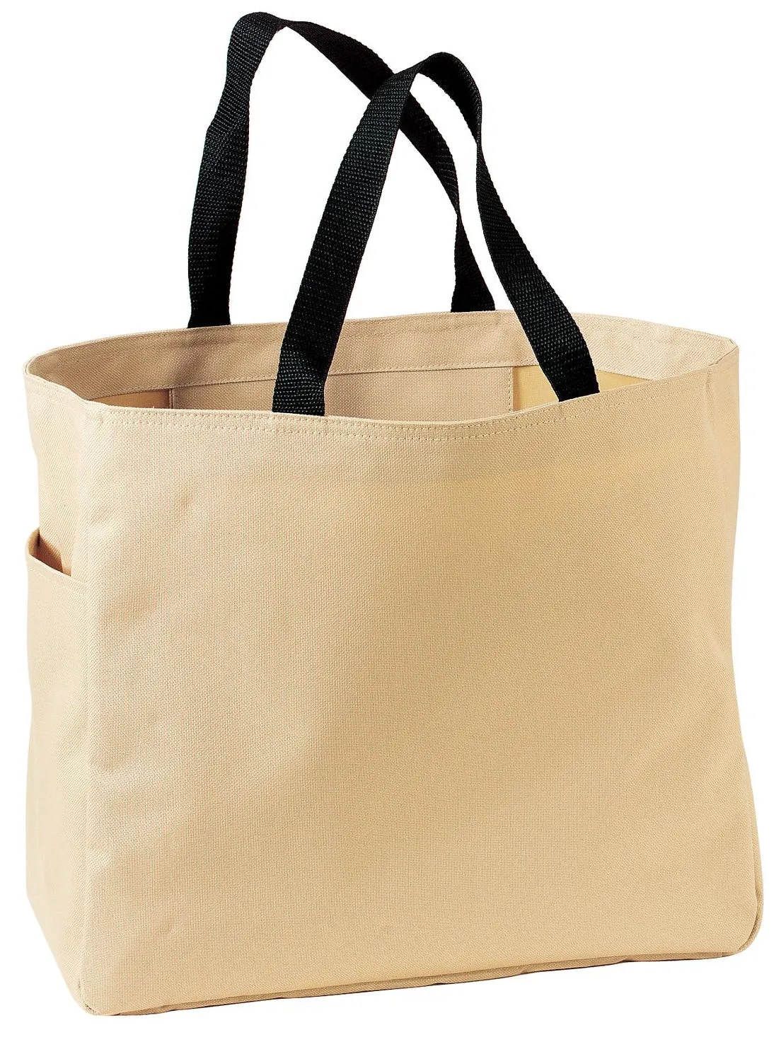 Open Top Canvas Tote Bag
