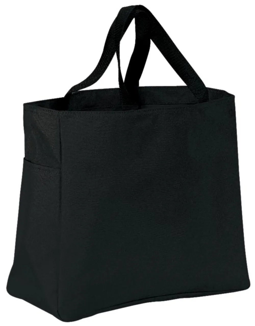 Open Top Canvas Tote Bag