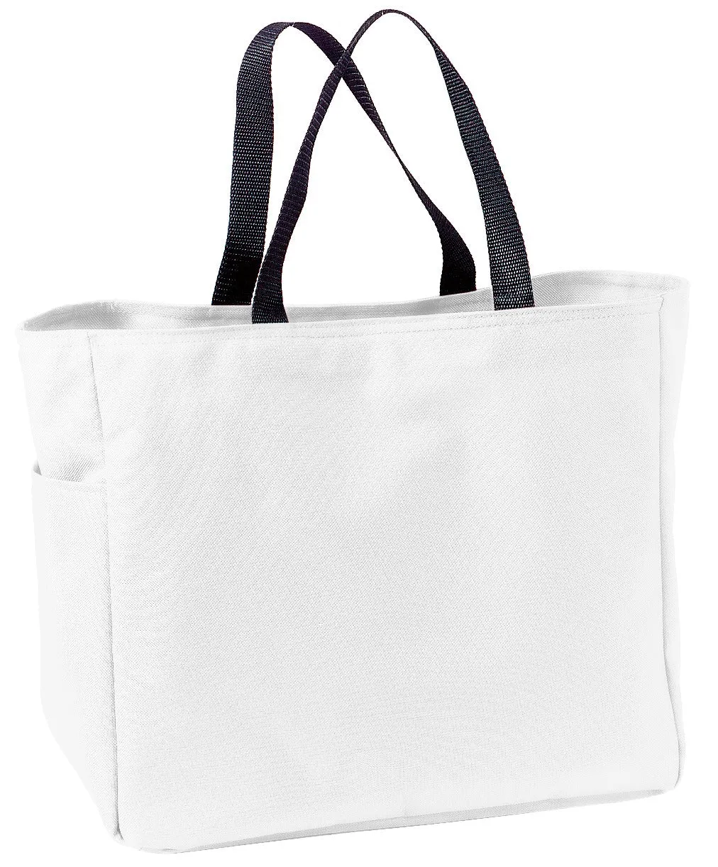 Open Top Canvas Tote Bag