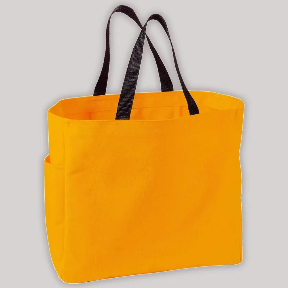 Open Top Canvas Tote Bag