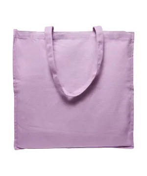 Oversized canvas tote bag | Soft Lilac