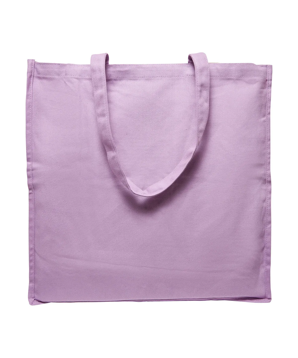 Oversized canvas tote bag | Soft Lilac