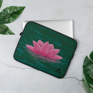 Pink Lotus Laptop Sleeve