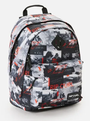 Rip Curl Double Dome 24L Backpack - Grey/Red