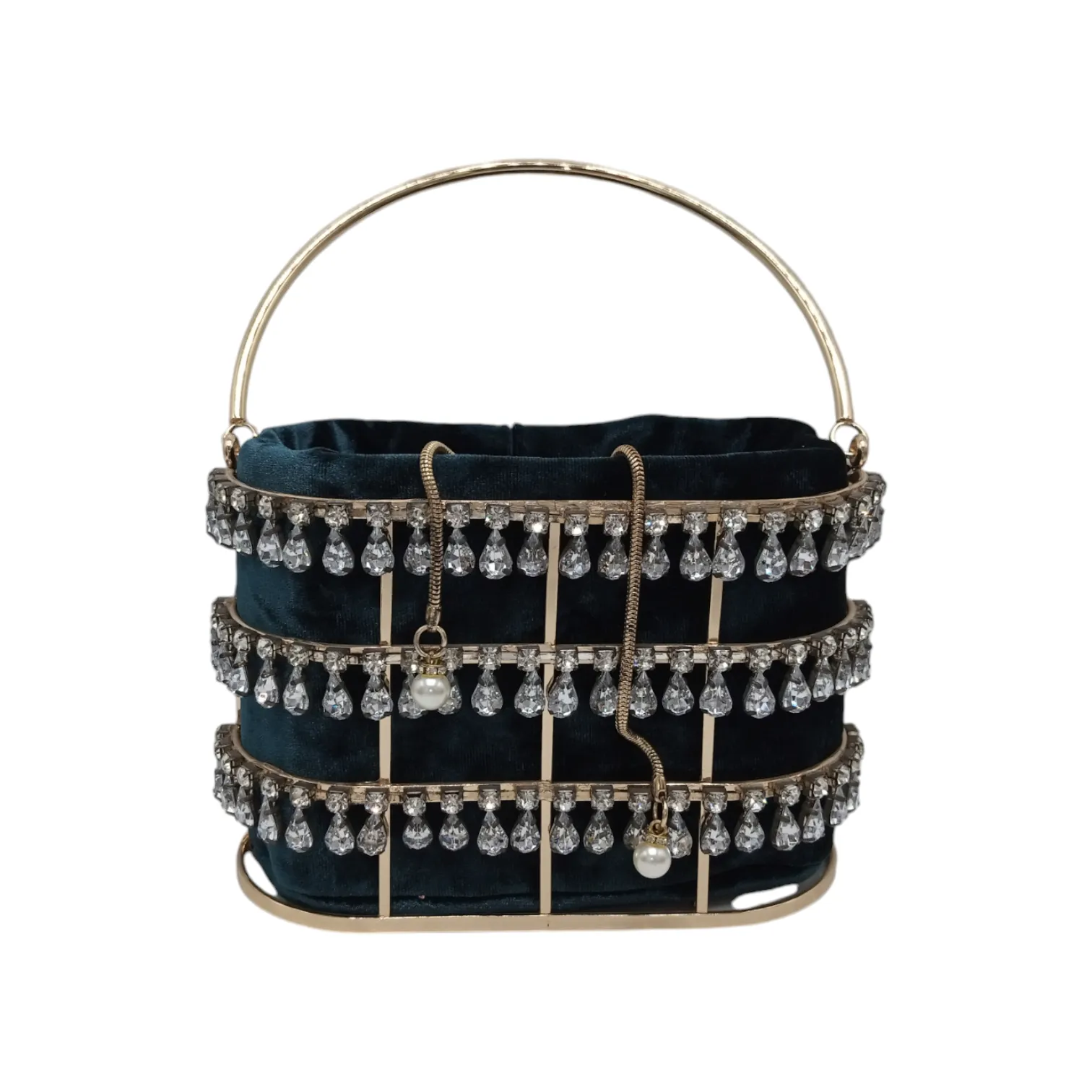 Stunning Cage Clutch Bag