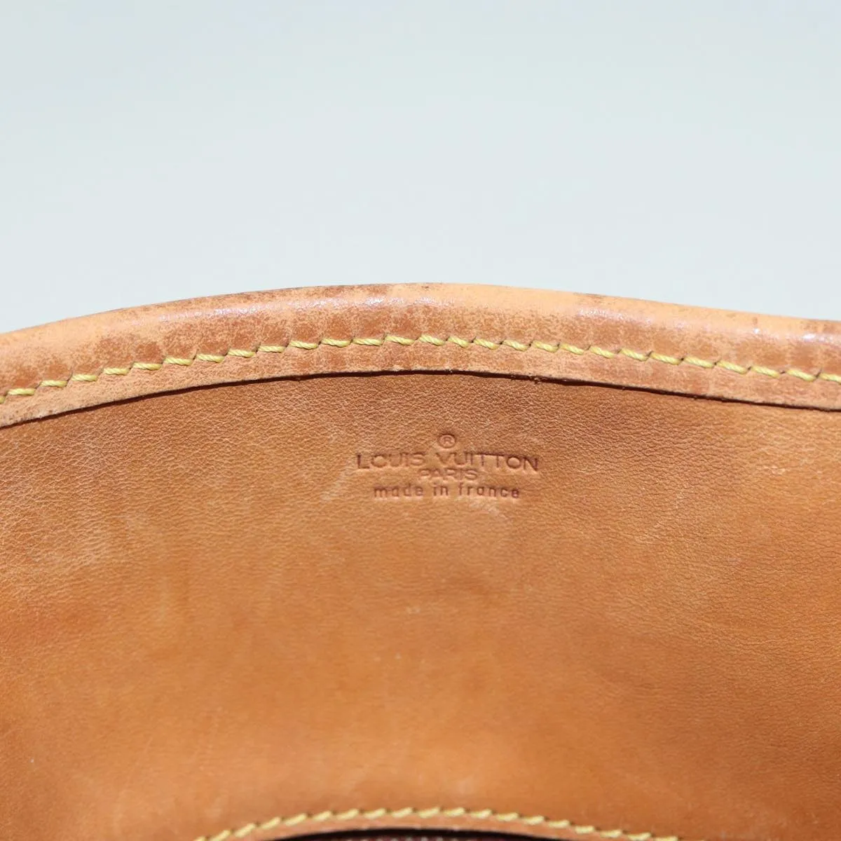 Trendy Inspired Louis Vuitton Monogram Bucket Gm Shoulder Bag Vintage M42236 Lv Auth Ar12502