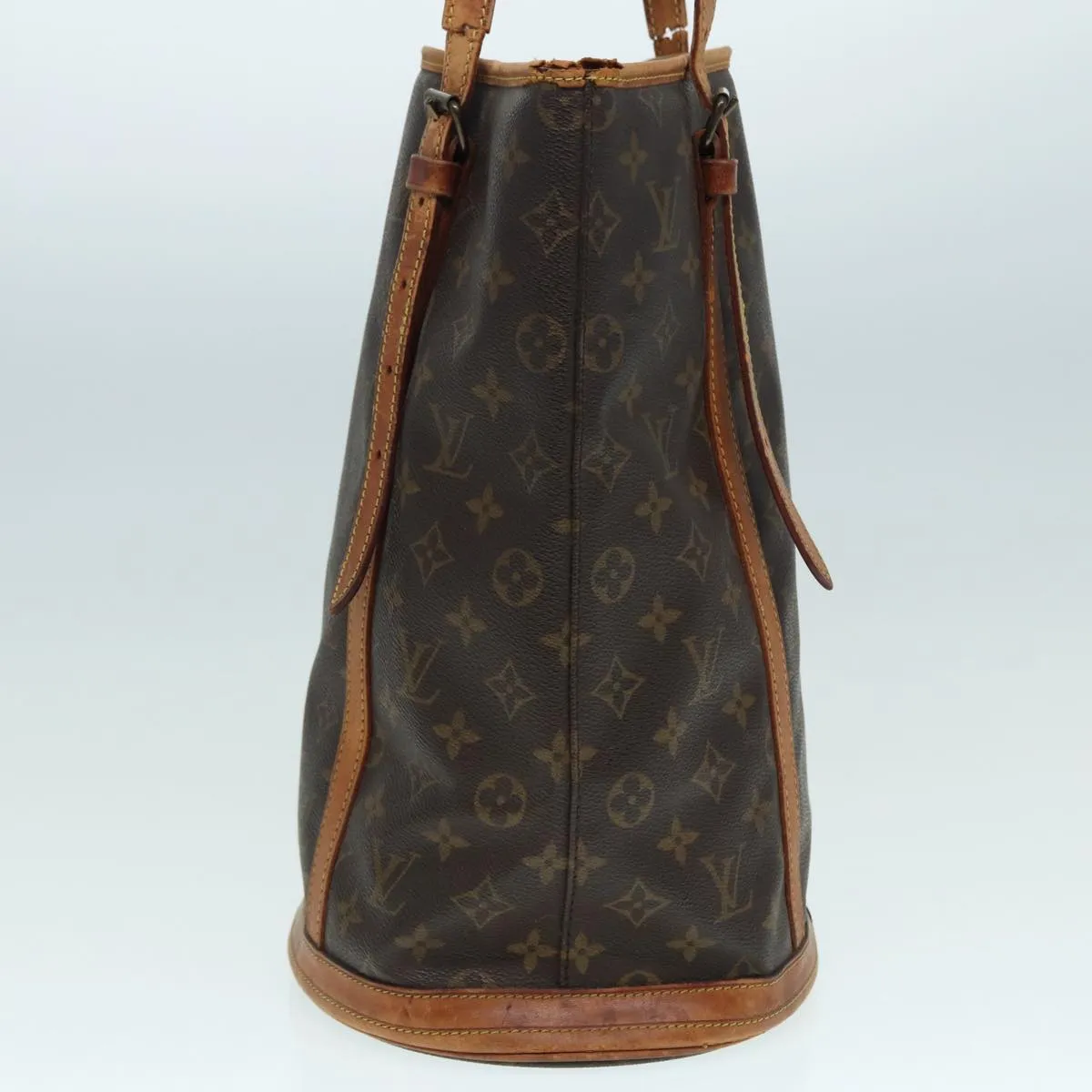 Trendy Inspired Louis Vuitton Monogram Bucket Gm Shoulder Bag Vintage M42236 Lv Auth Ar12502