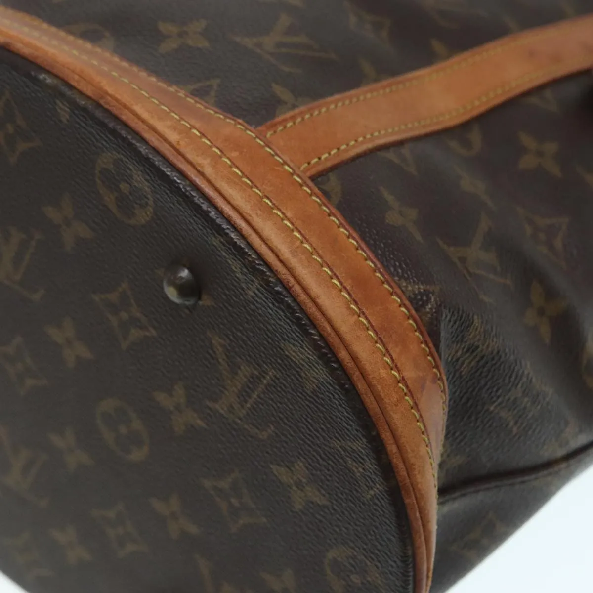 Trendy Inspired Louis Vuitton Monogram Bucket Gm Shoulder Bag Vintage M42236 Lv Auth Ar12502