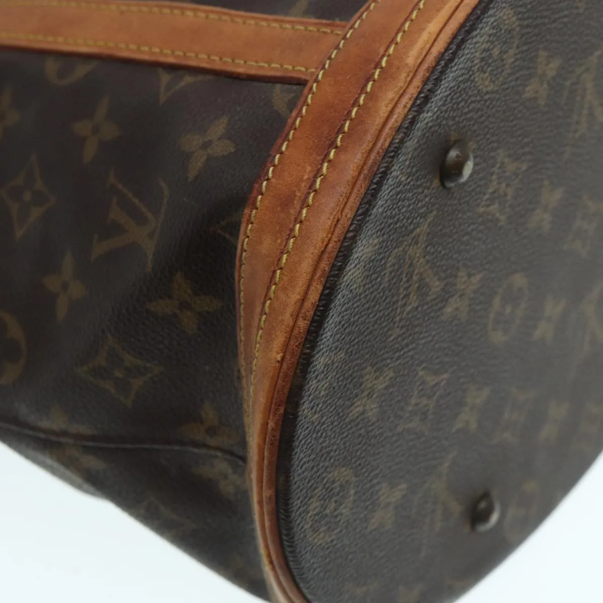 Trendy Inspired Louis Vuitton Monogram Bucket Gm Shoulder Bag Vintage M42236 Lv Auth Ar12502