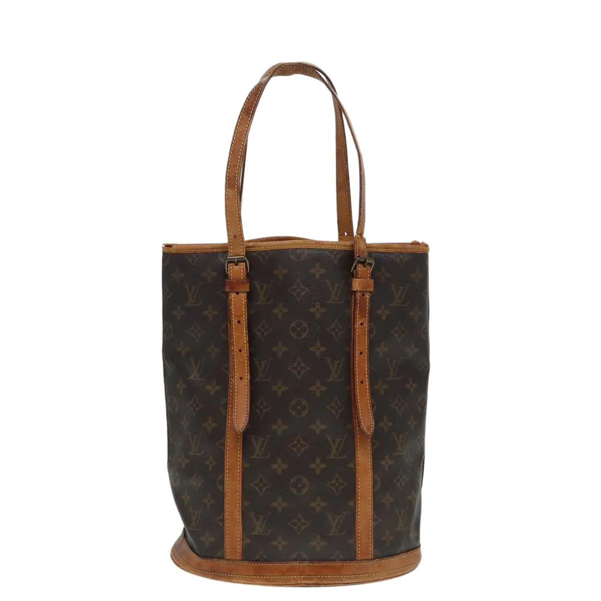 Trendy Inspired Louis Vuitton Monogram Bucket Gm Shoulder Bag Vintage M42236 Lv Auth Ar12502