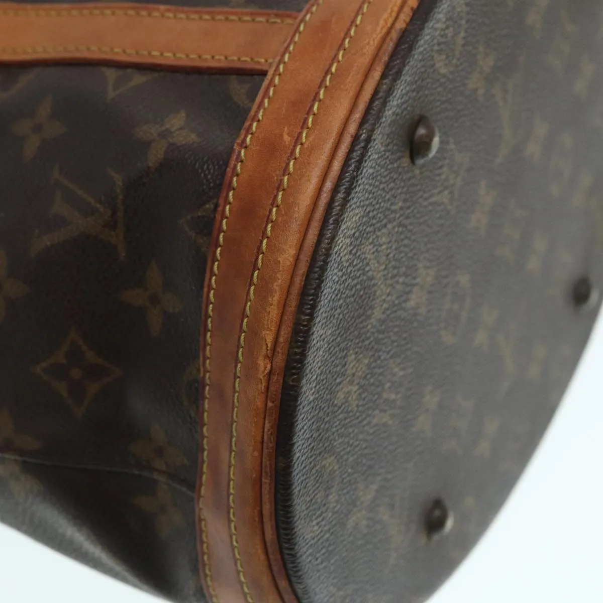 Trendy Inspired Louis Vuitton Monogram Bucket Gm Shoulder Bag Vintage M42236 Lv Auth Ar12502