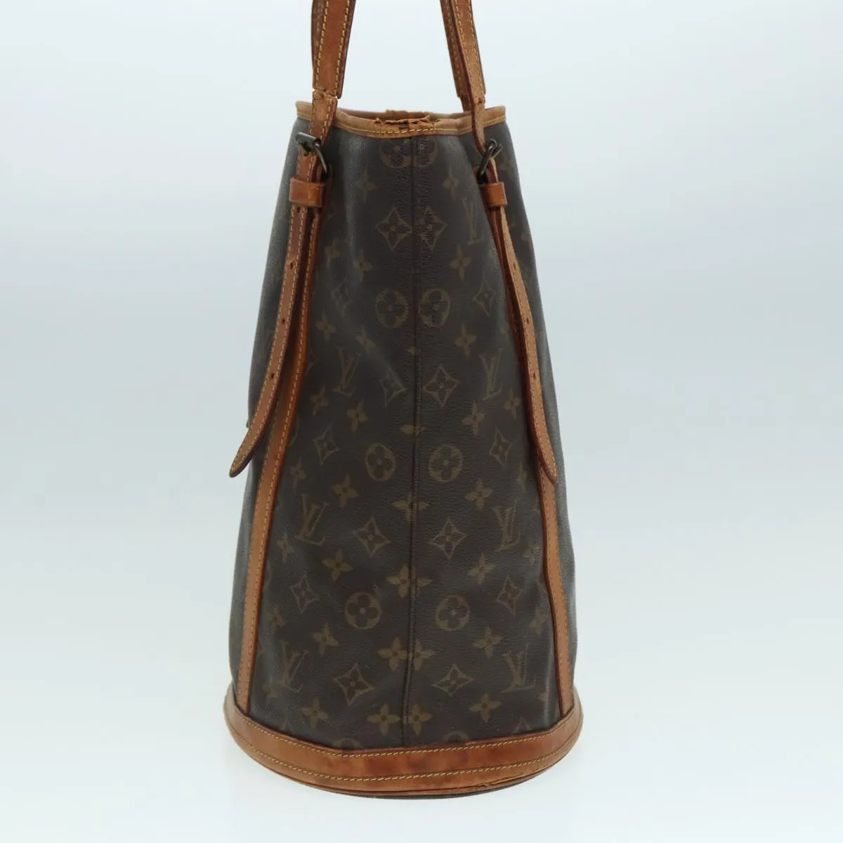Trendy Inspired Louis Vuitton Monogram Bucket Gm Shoulder Bag Vintage M42236 Lv Auth Ar12502