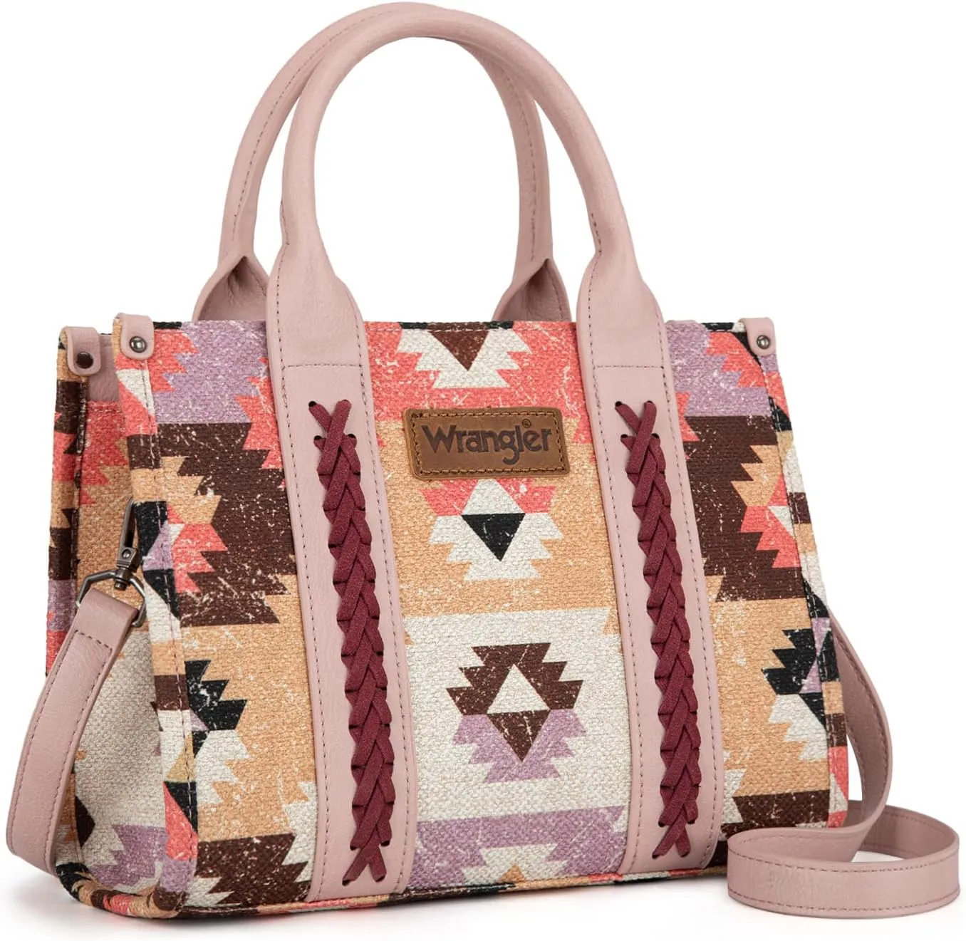 Wrangler Boho Tote Bag Aztec Top Handle Handbags and Purses